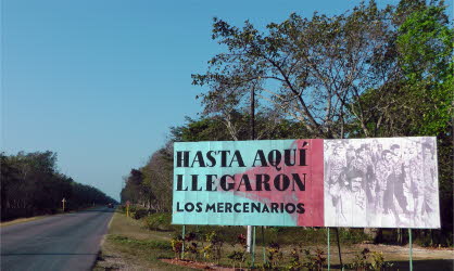 Stra�e bei Playa Larga